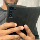 Case Samsung de Couro 2 em 1