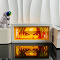 3D Anime LED Light Box — Paper Carving Night Lamp & Bedroom Decor