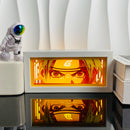 3D Anime LED Light Box — Paper Carving Night Lamp & Bedroom Decor