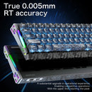ATTACK SHARK R68 HE — 60% 8K Hall Effect Gaming Keyboard, Carbon Fiber RGB