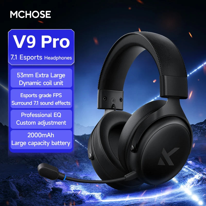 MCHOSE V9 Pro Wireless Gaming Headset