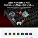 AKKO TAC75 HE Magnetic Switch Keyboard 75% Gaming Keyboards Rapid Trigger 0.005mm 8K RGB Wired Esports Custom Keyboard for Gamer