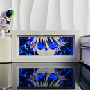 3D Anime LED Light Box — Paper Carving Night Lamp & Bedroom Decor