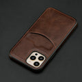 Case iPhone de Couro com Slot para Cartão