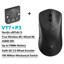 Rapoo VT7 MAX/VT7 — 8K Wireless Gaming Mouse, 53g, Up to 750h Battery