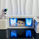 3D Anime LED Light Box — Paper Carving Night Lamp & Bedroom Decor