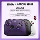 8BitDo Ultimate 2 Wireless Gaming Controller – TMR Joysticks, Hall Effect Triggers & 8Speed