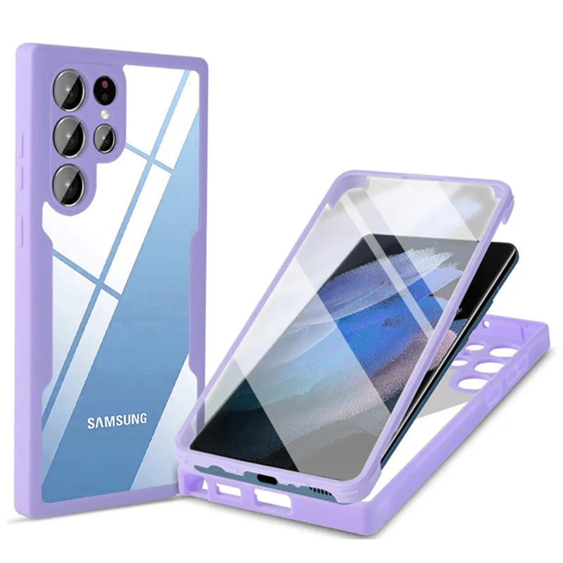 Case Samsung de Dupla Proteção 360º Anti Impacto