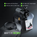 FIFINE K688 USB/XLR Dynamic Microphone – Shock Mount & Mute