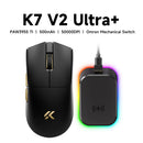 MCHOSE K7 V2 — 8K Wireless Gaming Mouse, 50K DPI, Magnetic Charging Dock