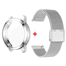 Case com Vidro Temperado e Pulseira de Aço Inoxidável para Samsung Galaxy Watch