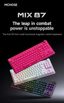 MCHOSE MIX87 Magnetic Gaming Keyboard – 8K Polling, 0.08ms Latency