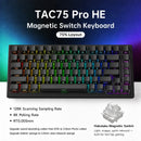AKKO TAC75 HE Magnetic Switch Keyboard 75% Gaming Keyboards Rapid Trigger 0.005mm 8K RGB Wired Esports Custom Keyboard for Gamer
