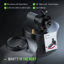 FIFINE K688 USB/XLR Dynamic Microphone – Shock Mount & Mute
