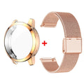 Case com Vidro Temperado e Pulseira de Aço Inoxidável para Samsung Galaxy Watch