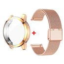 Case com Vidro Temperado e Pulseira de Aço Inoxidável para Samsung Galaxy Watch