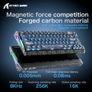 ATTACK SHARK R68 HE — 60% 8K Hall Effect Gaming Keyboard, Carbon Fiber RGB