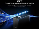 Rapoo VT7 MAX/VT7 — 8K Wireless Gaming Mouse, 53g, Up to 750h Battery