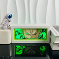 3D Anime LED Light Box — Paper Carving Night Lamp & Bedroom Decor