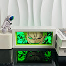 3D Anime LED Light Box — Paper Carving Night Lamp & Bedroom Decor