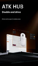 ATK A9 Ultra Wireless Gaming Mouse – 8KHz Tri-Mode, 53g Lightweight Esports Mouse