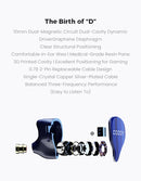 COZOY D1 IEM 10mm Graphene Diaphragm Dual Magnetic Circuit Dual Cavity Dynamic Wired In-Ear Earphones