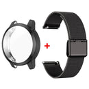 Case com Vidro Temperado e Pulseira de Aço Inoxidável para Samsung Galaxy Watch