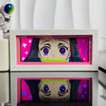 3D Anime LED Light Box — Paper Carving Night Lamp & Bedroom Decor