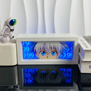 3D Anime LED Light Box — Paper Carving Night Lamp & Bedroom Decor