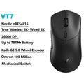 Rapoo VT7 MAX/VT7 — 8K Wireless Gaming Mouse, 53g, Up to 750h Battery