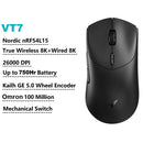 Rapoo VT7 MAX/VT7 — 8K Wireless Gaming Mouse, 53g, Up to 750h Battery