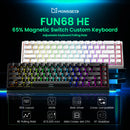 Akko MonsGeek FUN68/FUN60 HE Magnetic Gaming Keyboard – Rapid Trigger 8K