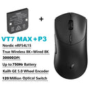 Rapoo VT7 MAX/VT7 — 8K Wireless Gaming Mouse, 53g, Up to 750h Battery
