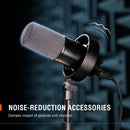 FIFINE K688 USB/XLR Dynamic Microphone – Shock Mount & Mute