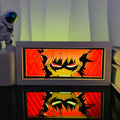 3D Anime LED Light Box — Paper Carving Night Lamp & Bedroom Decor