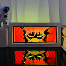 3D Anime LED Light Box — Paper Carving Night Lamp & Bedroom Decor
