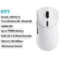 Rapoo VT7 MAX/VT7 — 8K Wireless Gaming Mouse, 53g, Up to 750h Battery