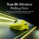 Rapoo VT3S/VT3S MAX Gen-2 — 8K Wireless Gaming Mouse, 49g, Up to 750h Battery