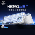 AULA HERO68 XS — 68-Key Magnetic Gaming Keyboard, Dual 8K RGB